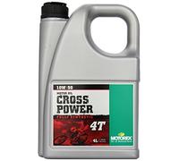 Motorex 82.403020 - Olio motore Cross Power SAE 10W/50, totalmente sintetico, specifico per moto a 4 tempi, contenitore da 4 l