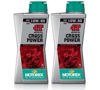 MOTOREX Cross Power 4T Olio motore 10W60 JASO MA2 API SL/SH/SG - 2 litro