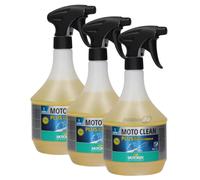 Motorex Moto Clean (360°) Pulitore Per Moto Set Da 1 Litro 3 Pezzi