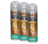 Motorex Moto Shine Spray Lucidante Con Rinnovatore Di Colore Set 3x500m