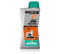 Olio Motore 4 tempi MOTOREX KTM RACING 4T 20W60 100% Sintetico Lubrificante