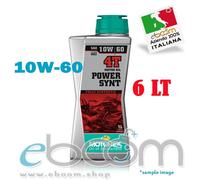 MOTOREX Olio Motore Moto 10W60 Power Synt Full Synthetic 4T 6 LT
