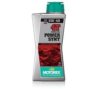 OLIO MOTORE ALTE PRESTAZIONI MOTO MOTOREX POWER SYNT 4T 5W40 JASO MA2 100% SINT