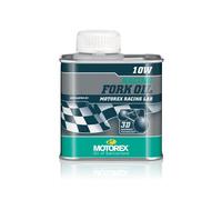 Bottiglia di latta per olio di forcella Motorex Racing 10W Gris 250 mL