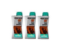 Motorex Top Speed 4T 10W-30 3x 1L olio motore 10W30-