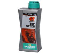 MOTOREX Top Velocità 4T 10W30 Sintetico Quattro Tempi Olio 1Liter Bottiglia
