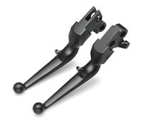 MOTORFISH Leva a mano freno e frizione, leve larghe adatte per Harley Sportster Dyna Softail Electra Glide Road King 1996-2017 (nero)