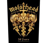 Motorhead - 50 Anni - Back Patch - Nuovo - Musica BP1322
