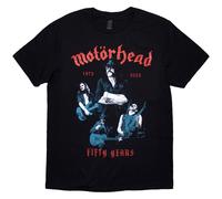 Motorhead 50 Years Lemmy Collage ufficiale Uomo maglietta unisex