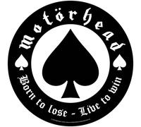 Motorhead Born To Lose Ufficiale 29cm Toppa da schiena da cucire