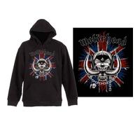 Motorhead British Warpig ufficiale Felpa con Cappuccio