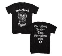 Motorhead - Everything Louder - American Classici - Solido Nero Adulto Corto