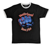 Motorhead 'Iron Fist' T-shirt nera Eco Ringer - NUOVO E UFFICIALE