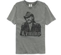 Motorhead - Lemmy - American Classici - Solido Grigio Adulto Manica Corta Comodo