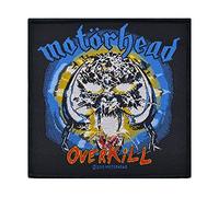 Motorhead Patch Overkill Band Logo Nuovo Ufficiale Woven (10Cm X 10Cm) Size Accessory Size