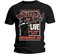 Motorhead - T-Shirt # M Black Unisex # Lemmy Firepower