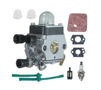 Motori Carburatore Per FS38 FS45 FS46 FS46C FS55 FS55R KM55 KM55R FS80 FS85 Tagliaerba Filtro Aria Carburante Guarnizione Linea Tosaerba Carburatore