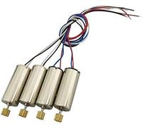 Motori di ricambio CW e CCW per droni JJRC H8C H8D DFD F183 | Set di 4 argento