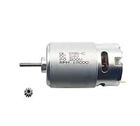Motori DL 555-C 24V 200W in metallo 18000/20000 giri/min for auto elettrica for bambini DL 555-C 24V ad alta velocità ad alta potenza 9/10T (Color : 555 24V 18000 10T)