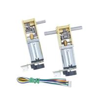 Motoriduttore 1218-N20 con ingranaggio a vite senza fine singolo albero/doppio albero con encoder 3V 6v 12V micro ingranaggio a bassa velocità e motore di grandi dimensioni(Double shaft,3V95RPM)