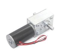 Motoriduttore a vite senza fine 12V 24V DC Motoriduttore a vite senza fine a doppio albero autobloccante Motoriduttore elettrico in metallo ad alta coppia 12-470 giri/min(12V,27 RPM)