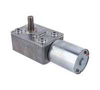 Motoriduttore a vite senza fine 12V, coppia elevata reversibile CW/CCW DC 12V Riduzione Scatola ingranaggi motore elettrico Accessorio motore(20RPM)