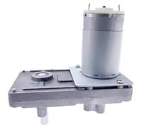 Motoriduttore a vite senza fine 12V Riduttore 20-157RPM DC Coppia elevata Motore elettrico Ingranaggio metallico Reverse Self Lock