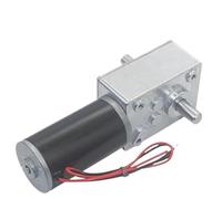 Motoriduttore a vite senza fine a doppio albero 12V 24V Alta massima 70KG Autobloccante Velocità regolabile Avanti Indietro Motore 4-470RPM(12V,160rpm)