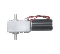 Motoriduttore a vite senza fine a doppio albero da 24 V CC con coppia alta 68 kg·cm, struttura interamente in metallo, design autobloccante per tende, metri e Rob automatizzati (12 V, 27 giri/min)
