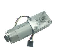Motoriduttore a vite senza fine CC A58SW-555B con disco encoder, turbina ad alta coppia da 12 volt, riduttore a vite senza fine, autobloccante, 24 V(12rpm,24V)