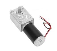 Motoriduttore a vite senza fine DC 12V 24V 7-470 giri/min Motore con albero D a coppia elevata Albero da 8 mm Porta del tavolo rotante Autobloccante 70 kg.cm 6,5 A Vialetto residenziale(160RPM,12V)