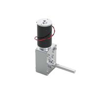 Motoriduttore a Vite Senza Fine Motore a vite senza fine 12V~24/7RPM~470RPM Coppia elevata 70KG/CM Porta girevole autobloccante(12V 160RPM,Bracket Motor)