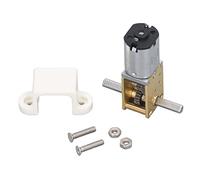 Motoriduttore a Vite Senza Fine, Motoriduttore a Vite Senza Fine di CC Doppio Asse Grande Liscio Torsionale Ottone in Lega di Zinco 60 Giri/min per il Forno