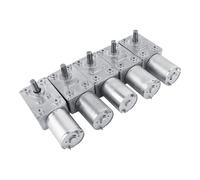 Motoriduttore a vite senza fine reversibile a coppia elevata DC 12V Riduzione CW/CCW for verricello in miniatura con apriporta Windows ecc.(6RPM)
