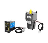 Motoriduttore asincrono 220 V, 40 W, set di motori a trasmissione con regolatore, coppia elevata, motore asincrono monofase regolabile, 0-68 giri/min, per imballaggio, pressione, 1:20 (20 K)