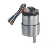 Motoriduttore CC, JGB37-520 12 V/24 V, motore di riduzione con encoder, velocità regolabile 7-960 giri/min, coppia elevata, 25 kg, per robot progetti fai da te (12 V12)