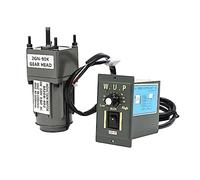 Motoriduttore e regolatore di velocità, 220 V, bassa velocità di rotazione ad alta coppia AC riduttore con regolatore di velocità per linea di produzione (6 W 90 K)