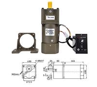 Motoriduttore elettrico, motoriduttore reversibile a velocità regolabile monofase con staffa del controller del cambio per l'industria dell'imballaggio, industria delle macchine utensili(10K)