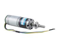 Motoriduttore epicicloidale 12 V 24 V con albero encoder M8 filettato vite asta grande motore MY36GP-555 (571 giri/min 100 mm, motore 12 V e staffa)