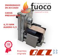 MOTORIDUTTORE MOD. 504 BCZ 4,75 RPM ALBERO 9,5 STUFE NORDICA EXTRAFLAME RAVELLI [EEK: Conforme]