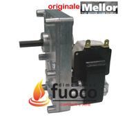 MOTORIDUTTORE ORIGINALE MELLOR STUFE PELLET CLEMENTI 3 RPM- ALBERO 9,5 -2012 [EEK: Conforme]