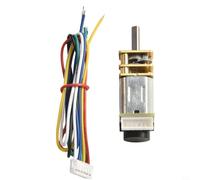 Motoriduttore per GA12-N20-S0310D-E, motore di riduzione dell'ingranaggio in metallo da 6 V CC con encoder, opzioni di velocità 150-3000 giri/min, albero singolo D-Cut, compatibile per piccoli robot e