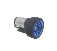 Motoriduttori da 37 mm di diametro 6 V 12 V 24 V DC Motoriduttore con encoder e kit ruota for fai da te JGB37-520 Motoriduttore(6V 10RPM)