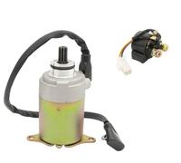 Motorini D'Avviamento Avviamento GY6 9 Denti Per Motori GY6 A 4 Tempi 150 Cc 125 Cc 50 Cc 200 Cc 250 Cc Per Scooter Per Ciclomotori Per ATV Go Kart E Veicoli A 4 Ruote Motore Di Avviamento