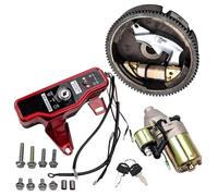 Motorini D'Avviamento Kit Di Avviamento Elettrico Per GX160 GX200 Interruttore A Chiave Di Accensione Del Motorino Di Avviamento 6.5 Starter Motors