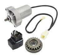 Motorini D'Avviamento Set Relè Ingranaggio Avviamento Per Polaris Per Sportsman 90 2007-2016 Per Outlaw 90 2007-2016 Per Sportsman 110 2016-2023 0453478 0454952 1962 Motore Di Avviamento