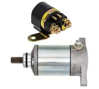 Motorini Di Avviamento Starter Motor Kit Solenoide Motorino Avviamento Per Suzuki Per Quadrunner 250 4WD Per King Per Quad 400, 31100-19B20 Per ATV