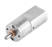 motorino 12v con Riduttore + Motoriduttore Elettrico DC 12V di riduzione Coppia Elevata Riduttore di velocità con Albero di Uscita Centrale Diametro 4 mm per Auto Robot telecomandata (15 Giri/min)