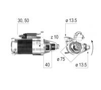 Motorino avviamento 201350B 201350D 201350H