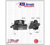 MOTORINO AVVIAMENTO CITROEN C2 1.4 HDI 2003> 50 KW (8HX / 8HZ) - 220068